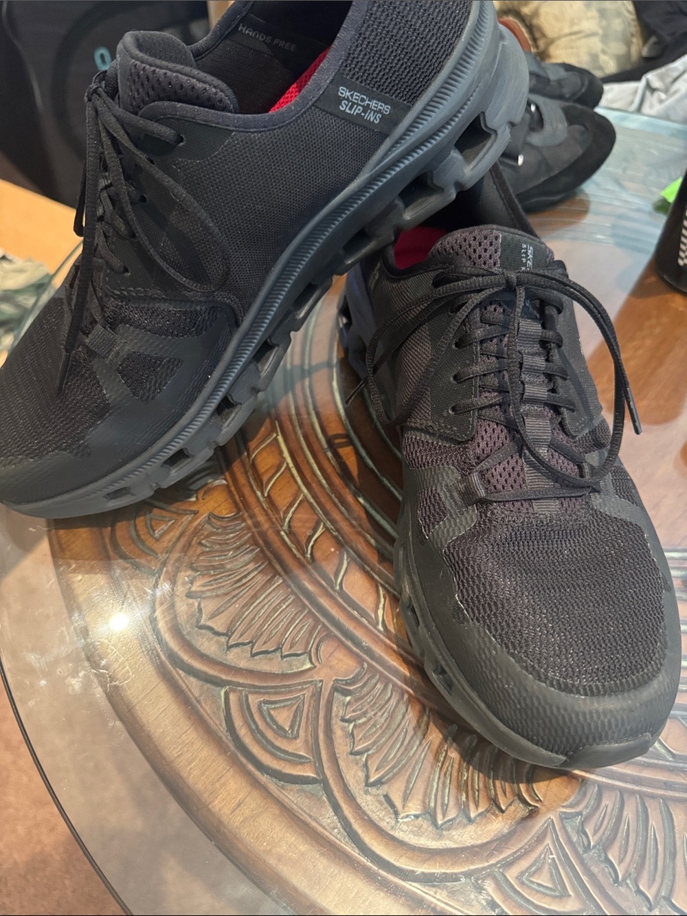 Skechers Slip in Slip Resistant Black Work